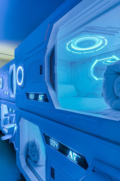 Art Seven Hostel Capsules, Madrid, Spain