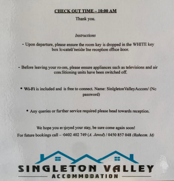Singleton Valley Accommodation, Singleton, Australia