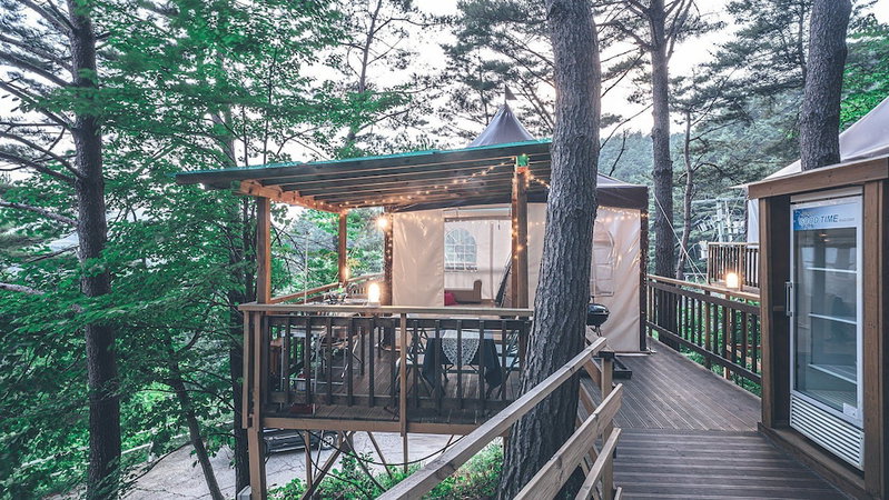 Couplestar in Forest Glamping, Hoengseong, South Korea