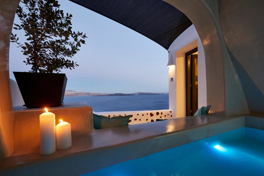 Blue Art Caves, Oia, Greece