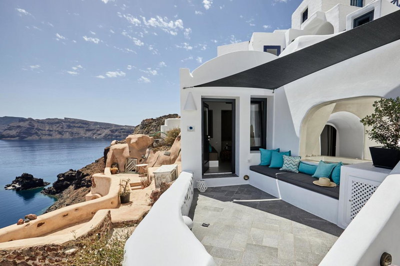 Blue Art Caves, Oia, Greece