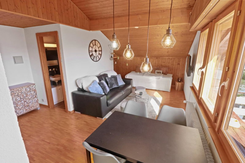 Superbe studio avec une vue magnifique, Leytron, Switzerland
