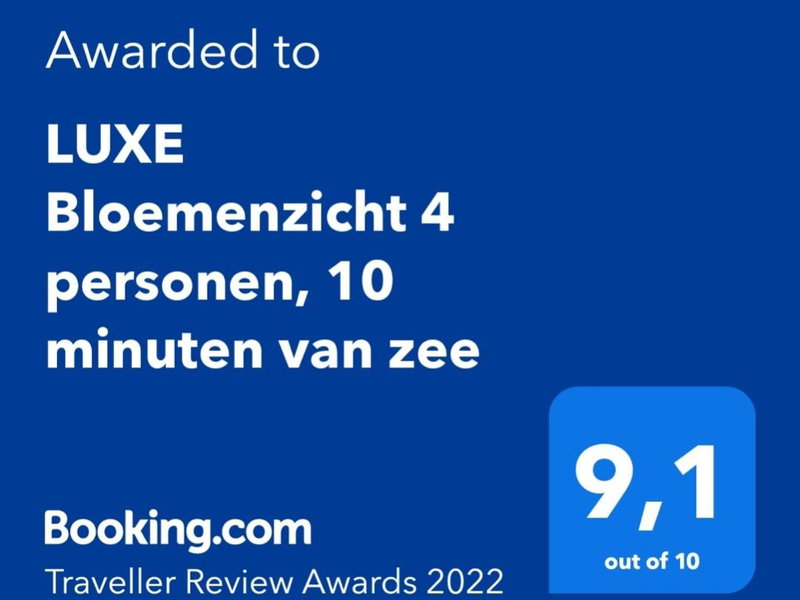LUXE Bloemenzicht 4 personen, BnB, 10 minuten van zee, Breezand, The Netherlands