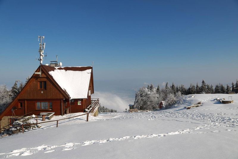 Chata Javorový Vrch, Tyra, Czechia