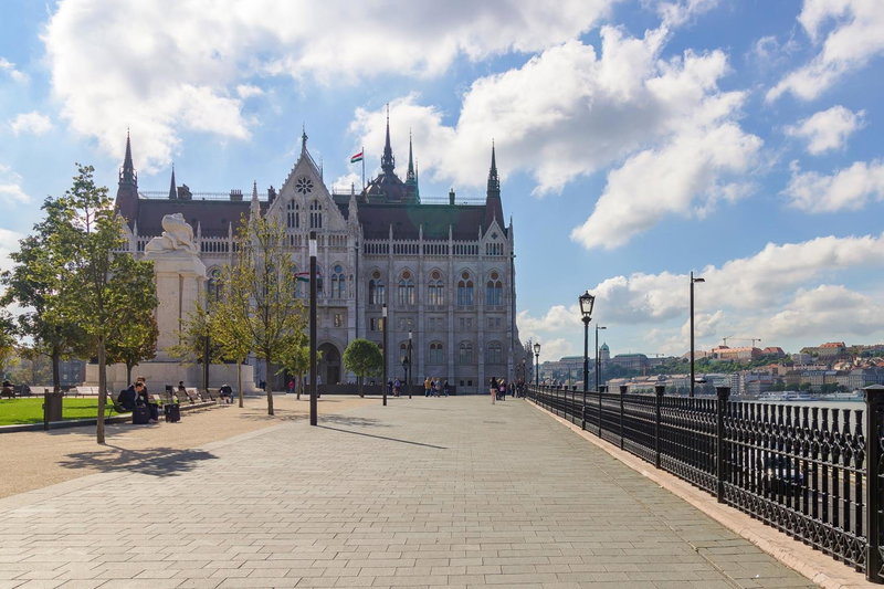 Riverbank Apartment At Parliament, Budapest, Hungary