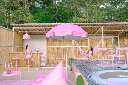 The Three Bubble Houses, Sai Yok, Thailand