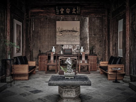 Wen Yu Hall, Huangshan, China