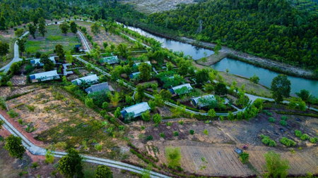 "D'BAMBOO KAMP" Desa Wisata Ekang, Lagoi, Indonesia