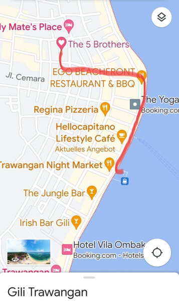 The 5 Brothers Hotel, Gili Trawangan, Indonesia