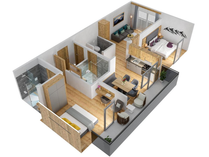 Aparthotel Fuxbau, Flachau, Austria