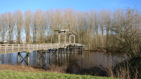Roer, huisje aan de Maas, Maren-Kessel, The Netherlands