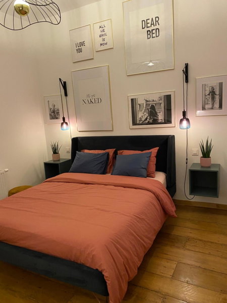Cozy apt w/ king bed great for discovering Liege, Liège, Belgium