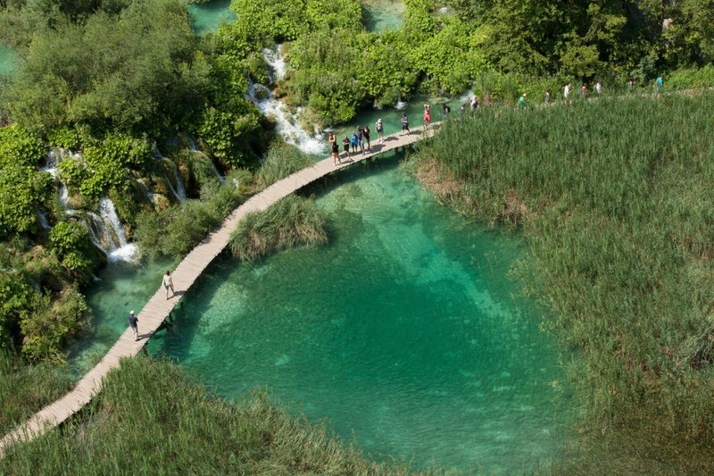 10 minutes walk to the lakes, Plitvička Jezera, Croatia