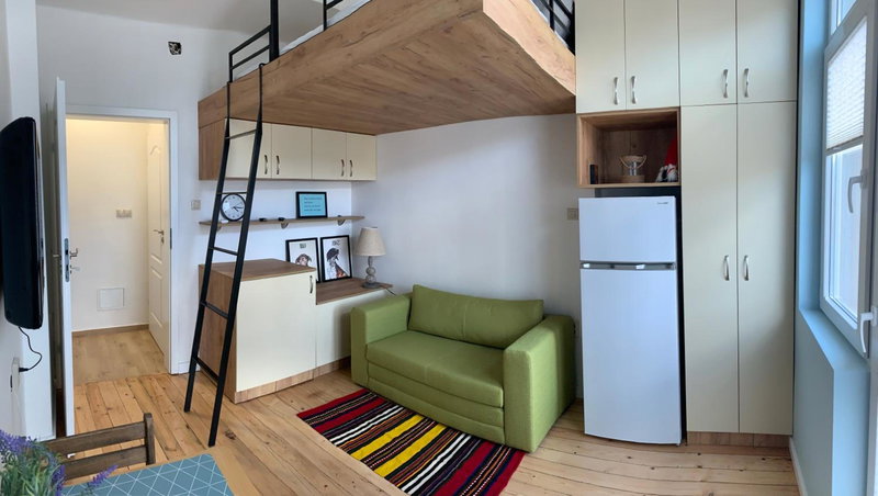 Campbell's central apartment, Sofia, Bulgaria