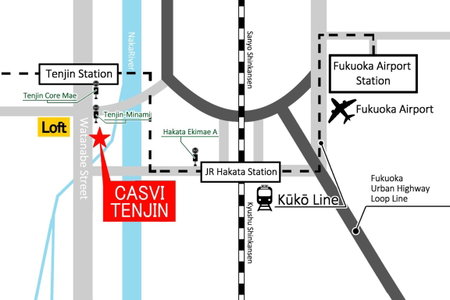 Hotel CASVI Tenjin, Fukuoka, Japan