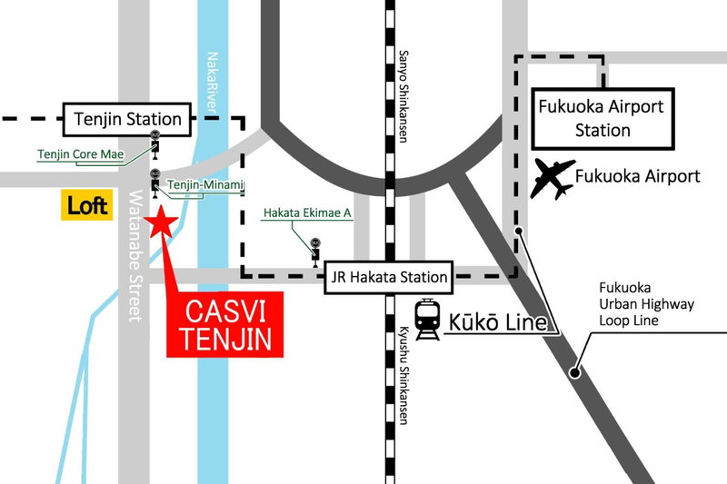 Hotel CASVI Tenjin, Fukuoka, Japan