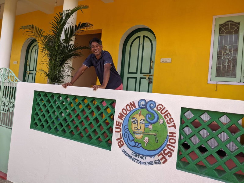 Blue Moon Guest House, Mahabalipuram, India
