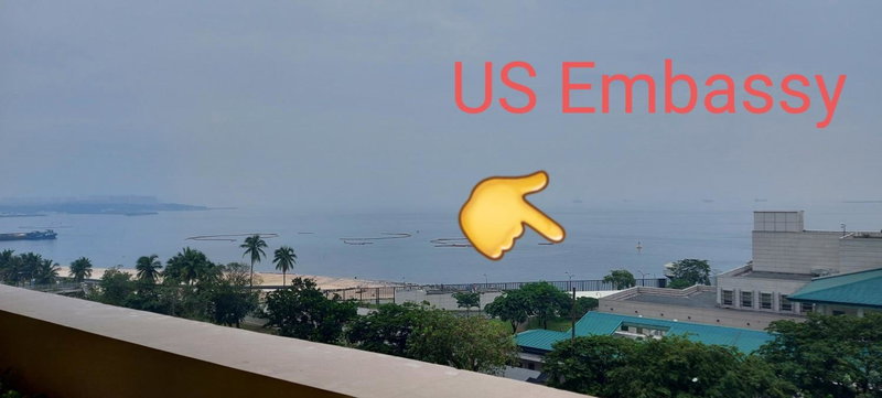 Magnificent View of Manila Bay, Roxas Blvd, US Embassy, Manila, Philippines