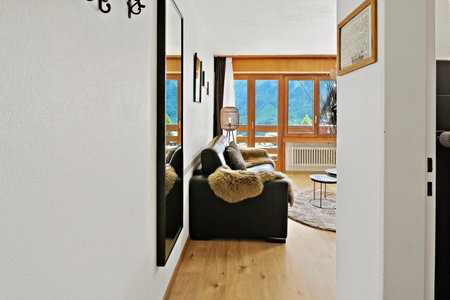 Nouveau studio avec vue imprenable sur la vallée, Leukerbad, Switzerland
