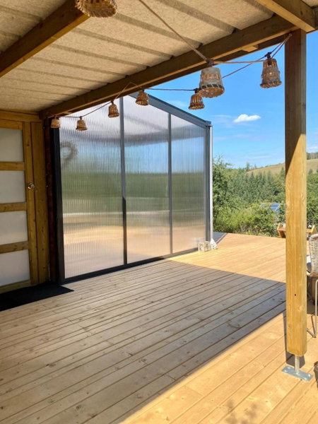 Cabane au style scandinave et son bain nordique, Bouillon, Belgium