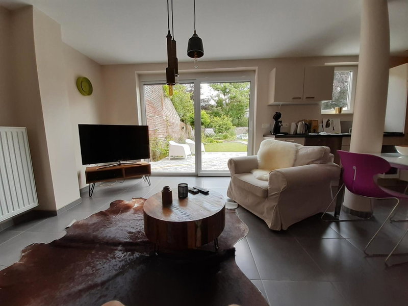 Appartement rez Terrasse et Jardin, Huy, Belgium