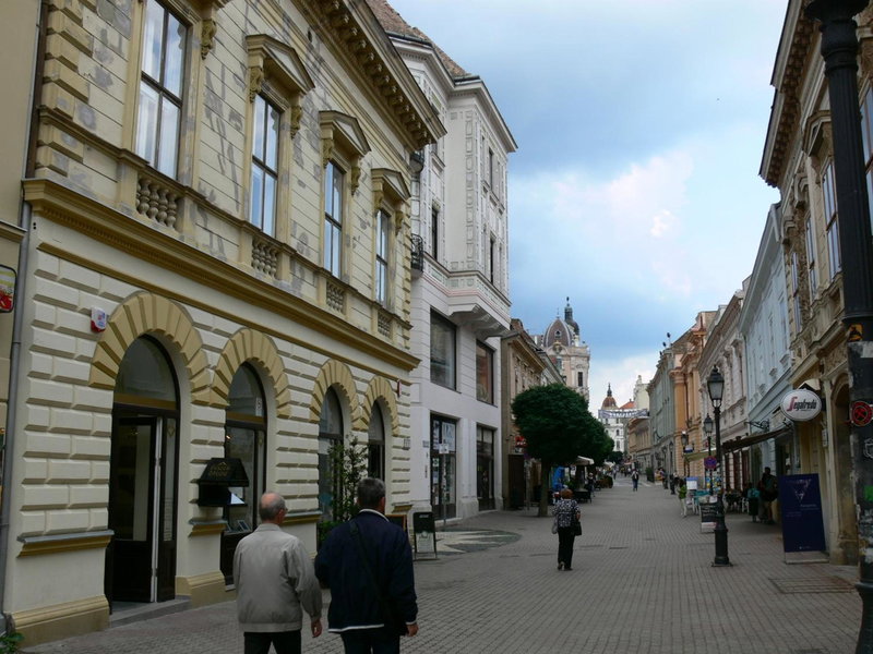Sunny city center, Pécs, Hungary