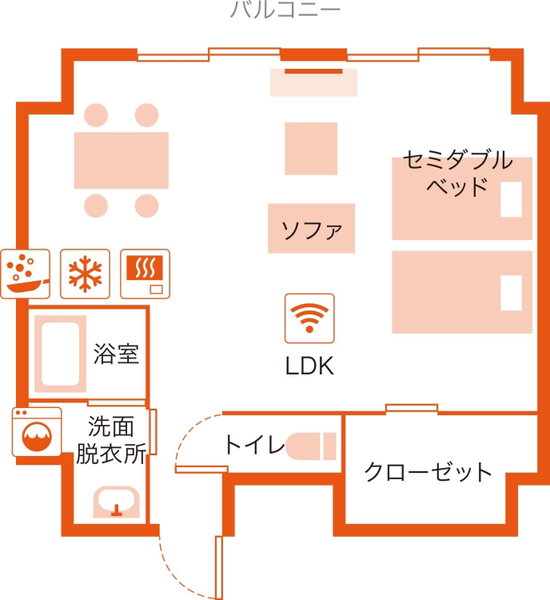 Apartment Hotel Ecott, Kagoshima, Japan