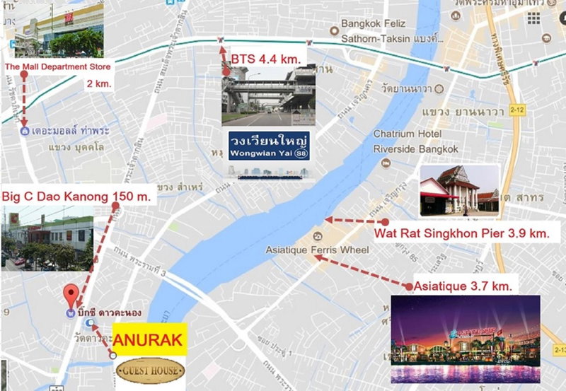 Anurak Guesthouse, Bangkok, Thailand
