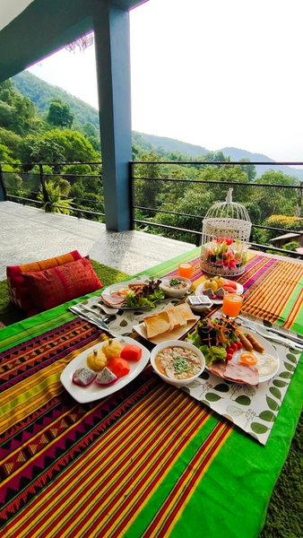 บ้านภูคำฟ้า ดอยปู่ไข่ Baan Phu Kham Fah, Chiang Rai, Thailand