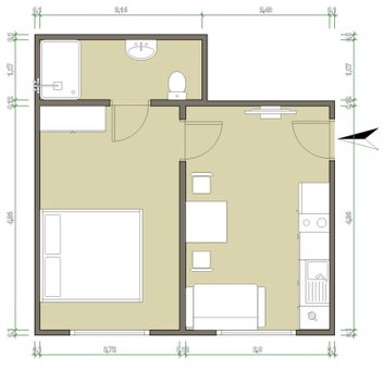 Apartmán na výsluní, Luhačovice, Czechia