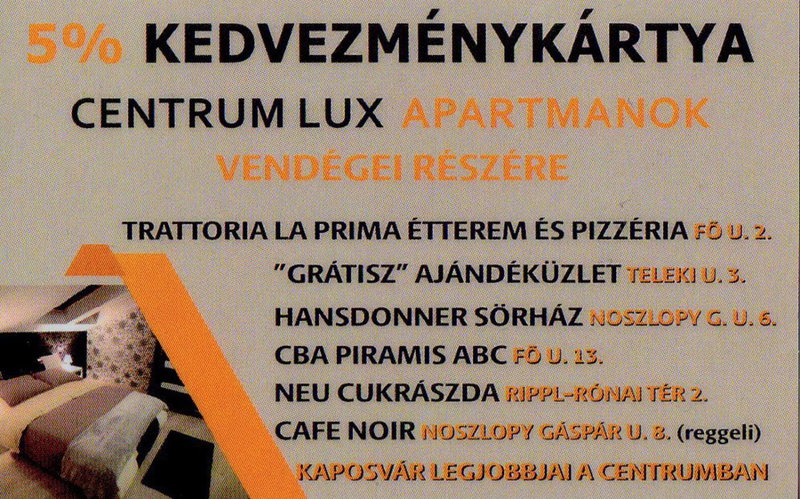 Centrum Lux Apartman, Kaposvár, Hungary