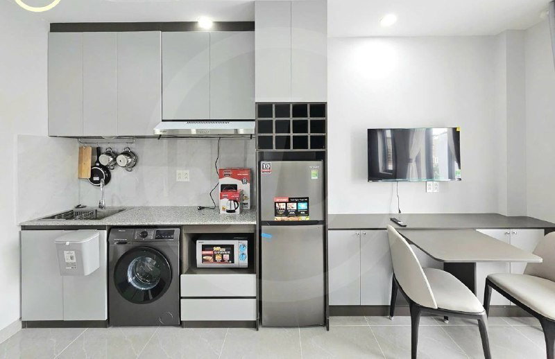 Apartment for rent in Ho Chi Minh City, Vietnam · District 2 - Thao Dien / An Phu · 1 room, 1 bath
