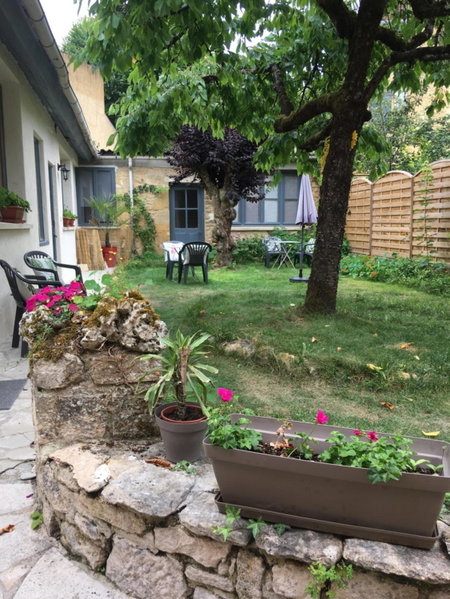 Un jardin en ville, Sarlat-la-Canéda, France