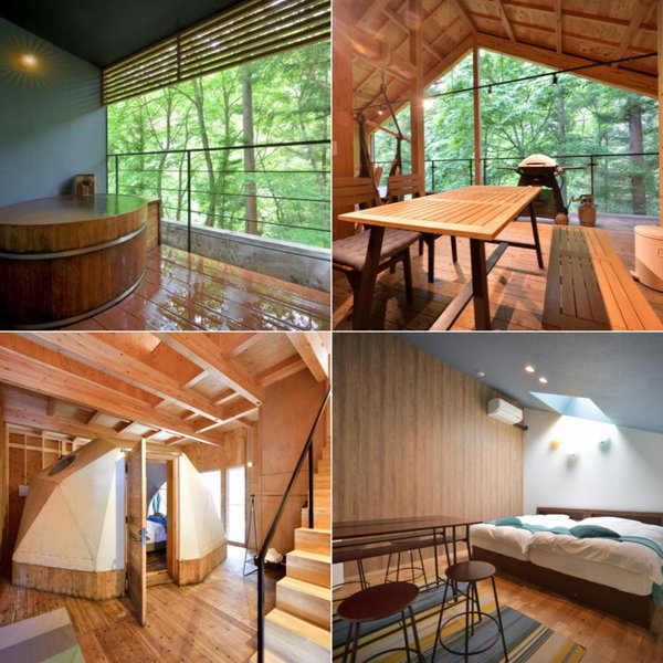 Onsen Glamping ShimaBlue, Nakanojo, Japan