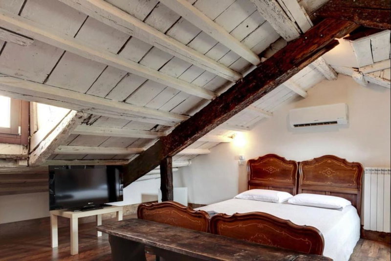 Venice traditional home with terrace, Venice, Italy