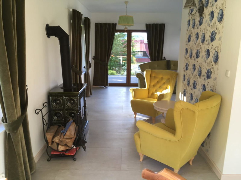 Malinowe Wzgórze domki 90 m2 z sauną i balią- płatna, Krzeszna, Poland