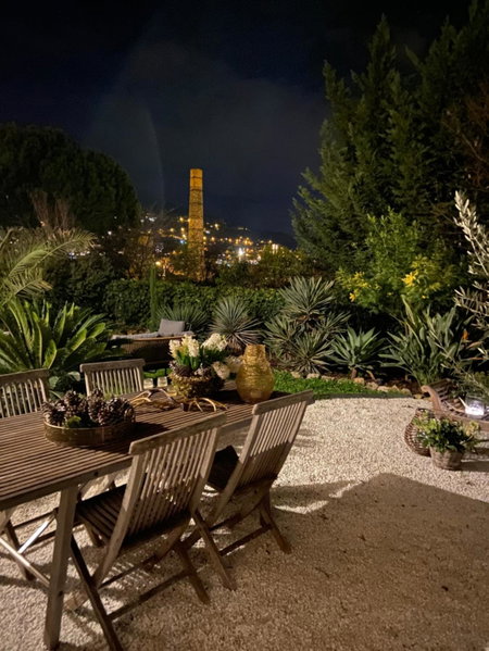 Un palmier à sa fenêtre, Grasse, France