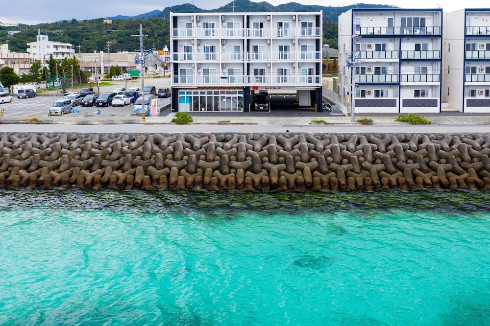 Mr.KINJO in MOTOBU OCEAN TERRACE, Japan