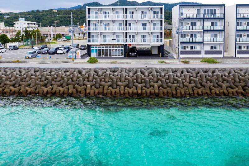 Mr.KINJO in MOTOBU OCEAN TERRACE, Motobu, Japan
