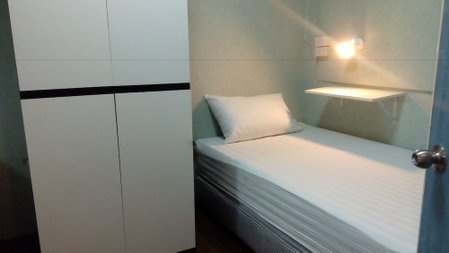 Decor do hostel, Bangkok, Thailand