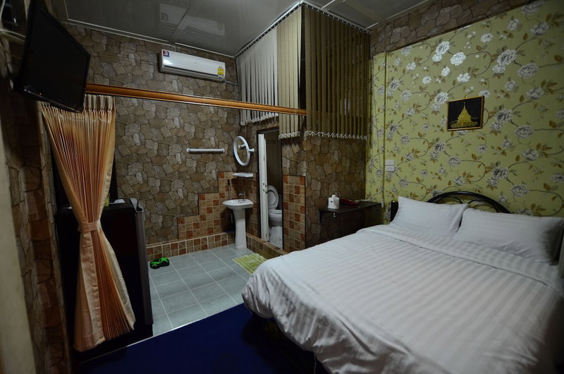 Decor do hostel, Bangkok, Thailand