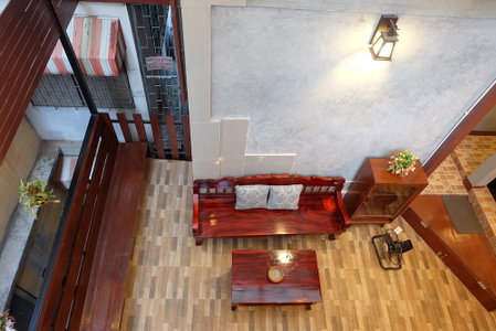 Decor do hostel, Bangkok, Thailand