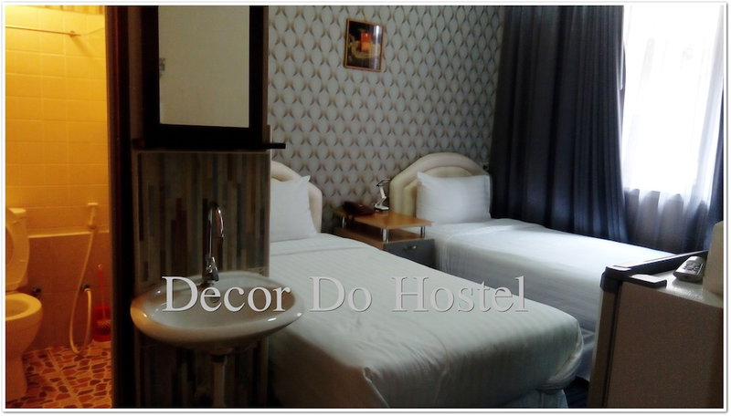 Decor do hostel, Bangkok, Thailand