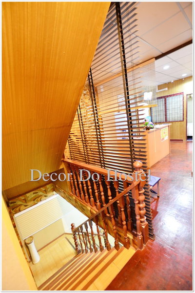 Decor do hostel, Bangkok, Thailand
