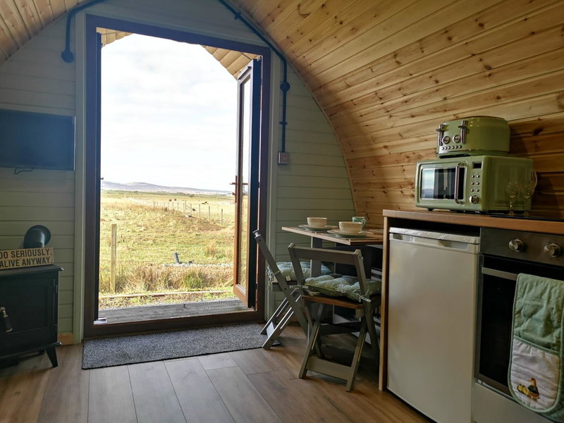 Achmeney Glamping larger than Average pod, Halkirk, United Kingdom