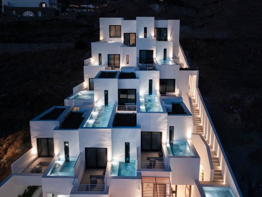 CUBIC Mykonos Seafront Design Suites, Ornos, Greece