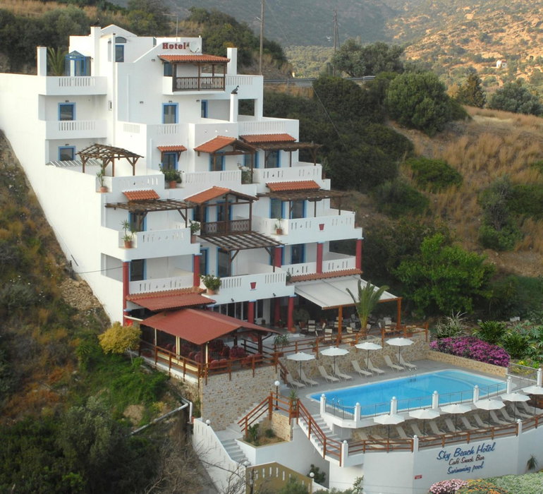 Sky Beach Hotel, Agia Galini, Greece