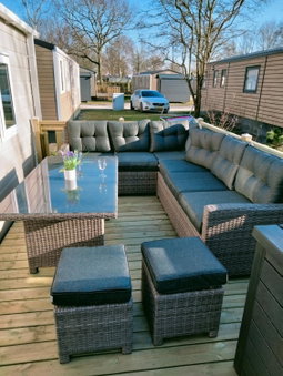 BJ Chalets - De Rug 1 - Vakantiepark Lauwersoog - LUXE chalet met vaatwasser! Vroege incheck!, Lauwersoog, The Netherlands