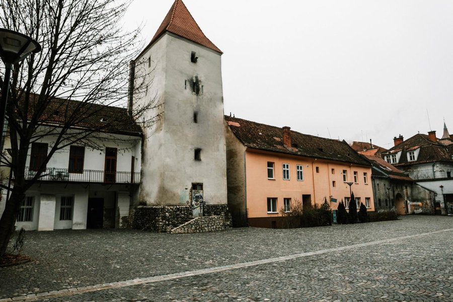 Brassai Square, Braşov, Romania