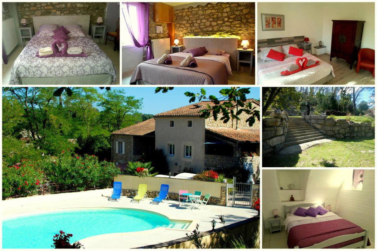Hotel · Le Mas de la Colombe, Grospierres
